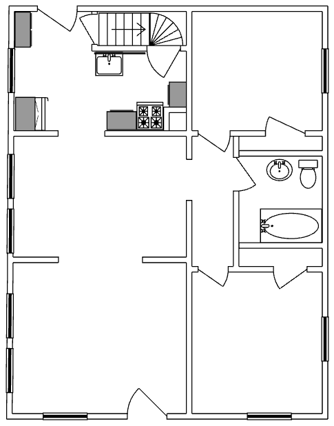 Floor plan for 5330 E Burgess Ave