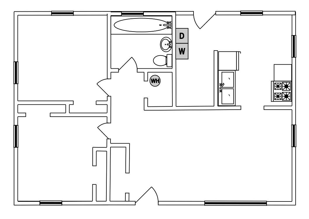 Floor plan for 5718 E Greenfield Ave